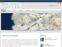 Tablet Screenshot of euroconsult.com.tr