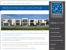 Tablet Screenshot of euroconsult.de